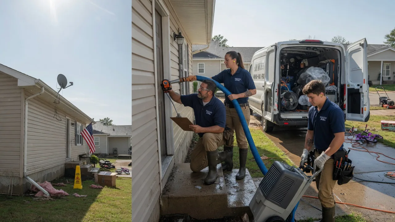 Ceiling Water Damage Restoration in Lucas, IA near me